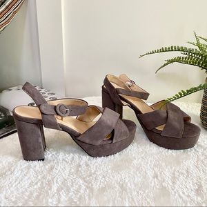 Summer Ankle Strap Chunky Heels Sandals